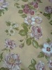 classic floral dobby printed decoration curtain fabric