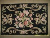 classical hand hooked rug