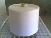 close virgin 50s 100% polyester ring spun raw white yarn