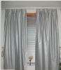 coated silver blackout curtain fabric