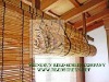 coffee reed curtain with pulley