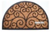 coir door mat rubber floor mat