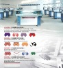 collar knitting machine with needle transfer