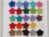 color polyester felt