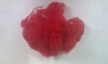 colored recycled polyester staple fiber