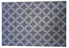 colored wool hand hooked rug/carpet