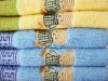 colorful 100% cotton bath towel