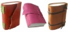colorful leather notebook