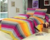 colorful life 100% cotton printing bedding set/duvet cover set with 4 pcs
