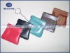 colorful small leather change purse