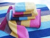 colorful stripe cotton bath towel with high-absorption & lowest price