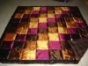 colorful taffeta patchwork quilts