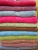 colorful terry cotton towels