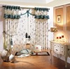 colorful voile curtain