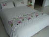 colour embroidery duvet set