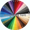 colour needle punched felt