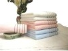 colourful bamboo bath towel