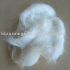 combed scoured goat wool