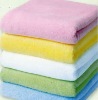 comfortable plain dyed 100 cotton bath towel with border