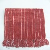 comfortable striped pattern throw