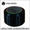 conductive yarn ,Carbon inside conductive yarn,anti static yarn , Conductive filament ,20D/3F,ESD