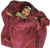coral fleece blanket/baby blanket