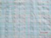 cotton checks fabric shirts fabric with metallic