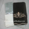 cotton designs of composite flowers terry bath towel