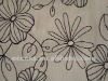 cotton embroidered curtain fabric