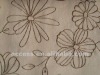 cotton embroidered curtain fabric