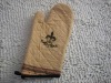 cotton embroidered oven glove