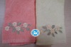 cotton embroidery jacquard bath towel