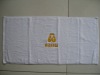 cotton embroidery white hotel towel