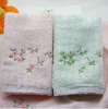 cotton face towel with embroidery