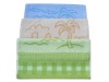 cotton face towel with jacquard