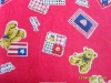 cotton flannel,printed flannel, flannel fabric