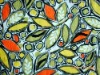 cotton gauze printed fabric