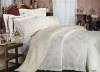 cotton jacquard dyed duvet cover for home / hotel