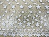 cotton  plain embroidered fabric