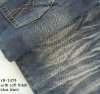 cotton poly spandex denim fabric (soft finish)