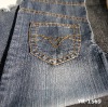 cotton poly  stock denim