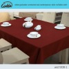 cotton/polyester contracted and contemporary style red table cloth