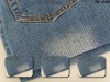 cotton polyester denim fabric, no stretch denim