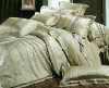 cotton polyester jacquard dyed bedding set / fabric