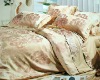 cotton polyester jacquard dyed bedding set / fabric