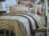 cotton polyester jacquard dyed bedding set / fabric