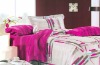 cotton polyester printed bedding set / bed sheet