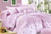 cotton polyester printed bedding set / bed sheet