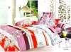 cotton/polyester printed bedding sets