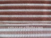 cotton/polyester velvet stripe